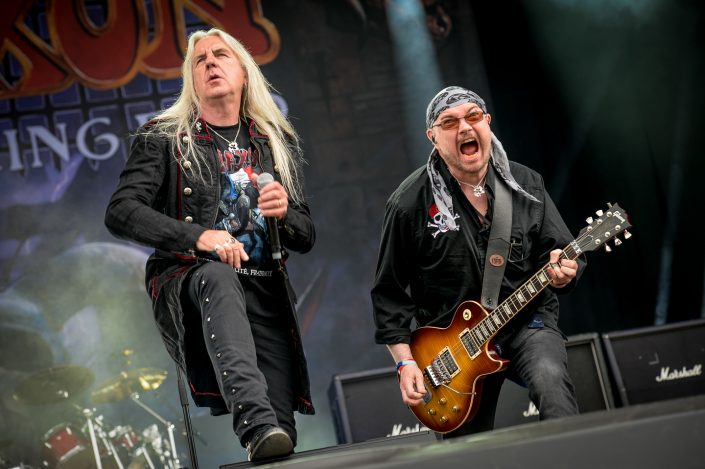 Saxon plays at the Download Festival Paris - 2016