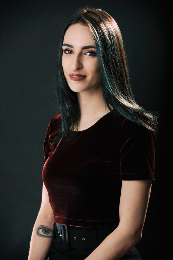 Rock model Allie by Julien ZANNONI