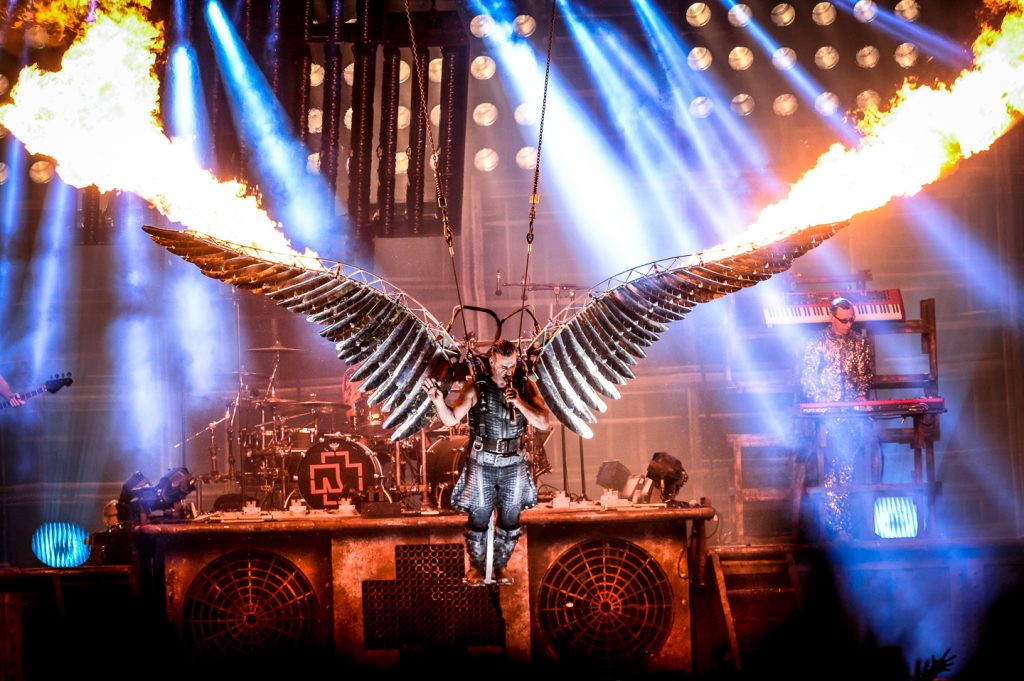 Rammstein plays at the Download Festival Paris - 2016