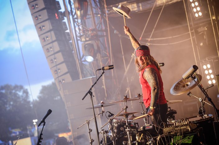 Steel Panter plays at the Wacken Open Air 2016
