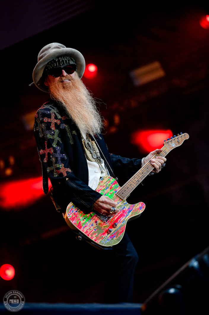 ZZ Top sur la scène du Hellfest Open Air 2019 à Clisson (France)