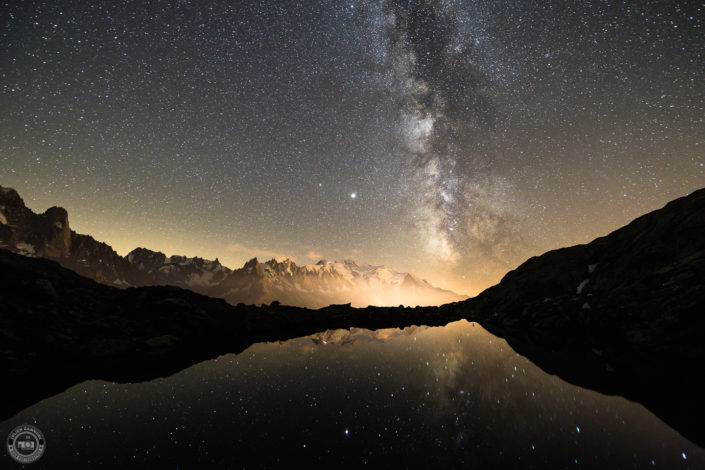 Voie Lactée au dessus du Mont Blanc
