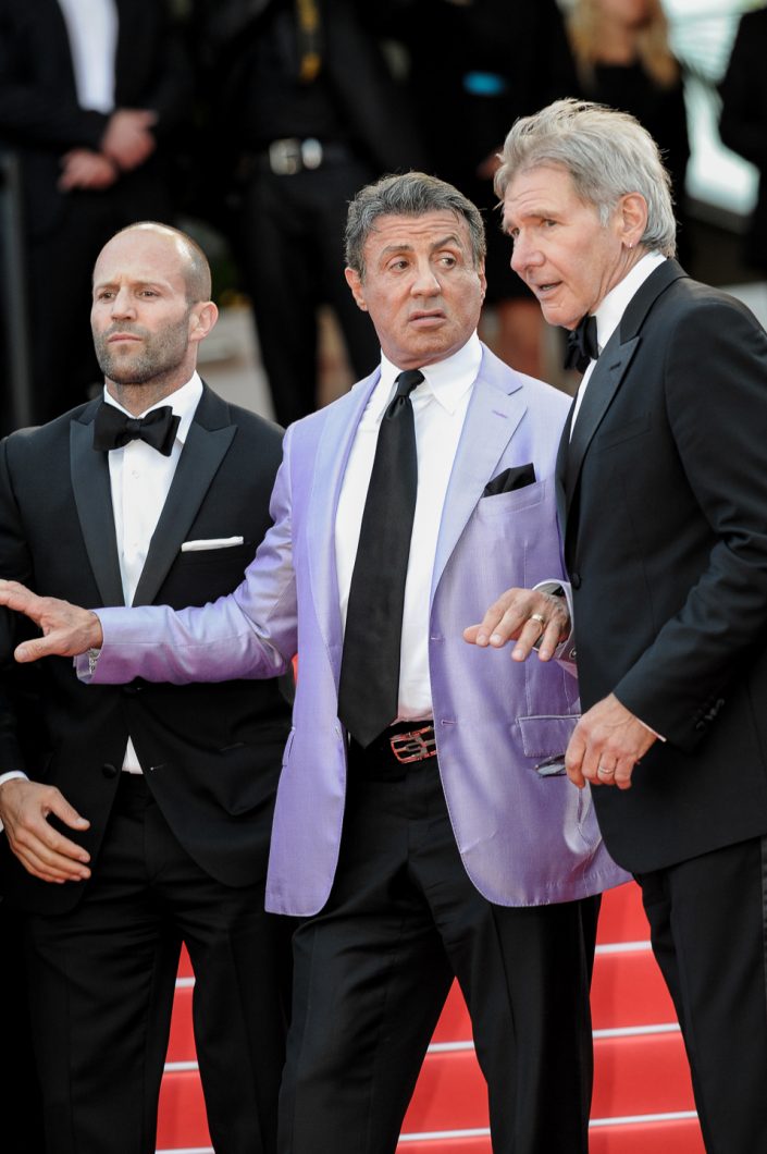 Jason Statham, Sylvester Stallone, Harrison Ford - Cannes 2014