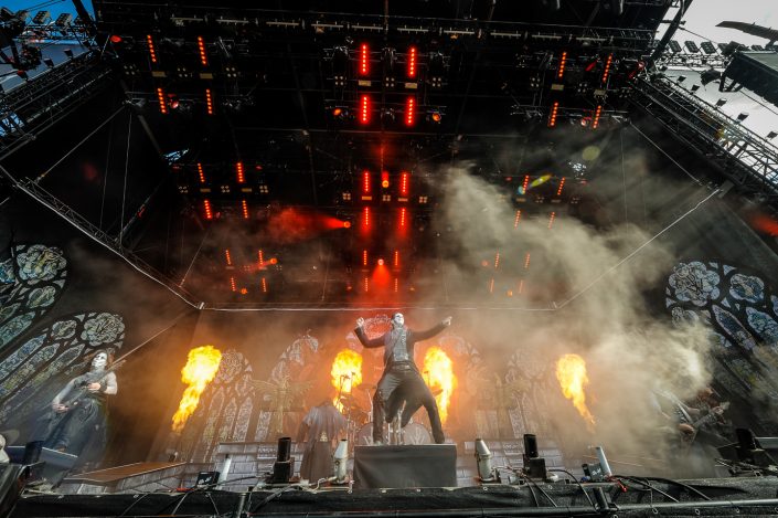 Powerwolf plays at the Wacken Open Air 2017