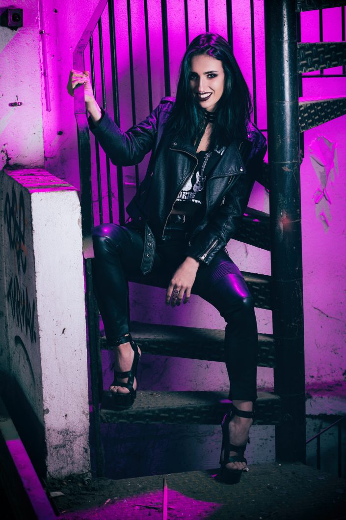 Rock model Allie by Julien ZANNONI