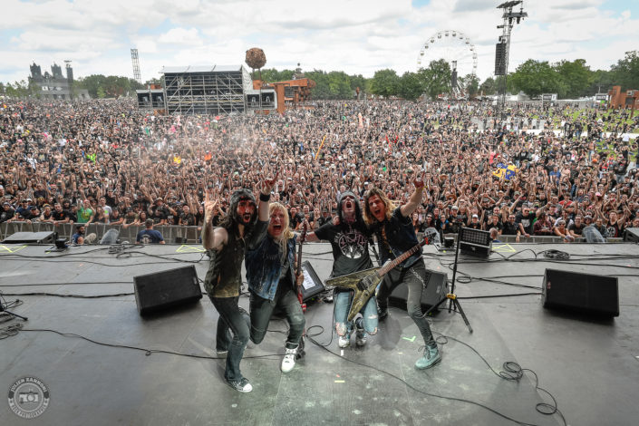 Blackrain sur la scène du Hellfest Open Air 2019 à Clisson (France)