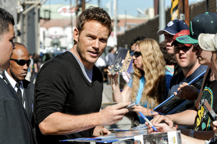 Chris Pratt from Gardians of the Galaxy