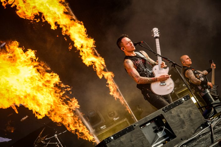 Trivium plays at Wacken Open Air 2017