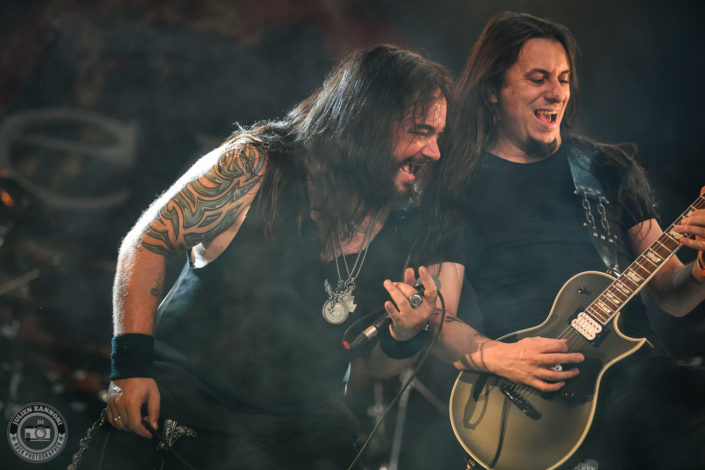 Firewind is seen on stage during Wacken Open Air 2018 (Germany)