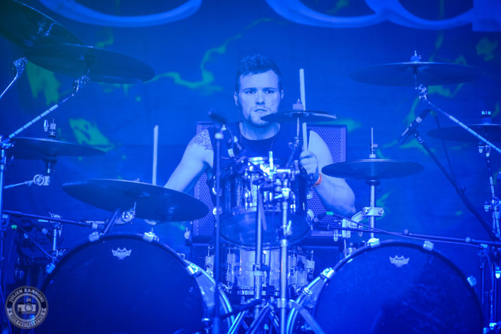 Firewind is seen on stage during Wacken Open Air 2018 (Germany)