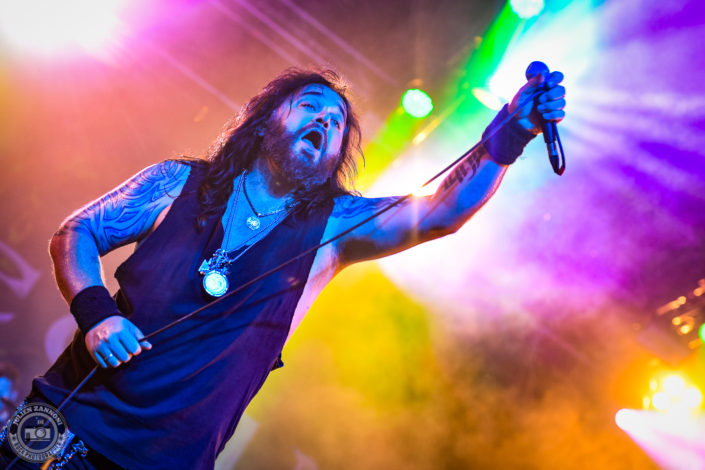 Firewind is seen on stage during Wacken Open Air 2018 (Germany)