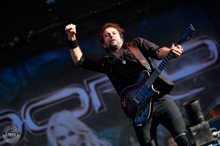 Doro is seen on stage during Wacken Open Air 2018 (Germany)