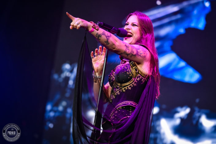 Nightwish is seen on stage during Wacken Open Air 2018 (Germany)