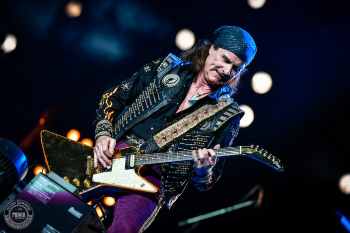 Running Wild is seen on stage during Wacken Open Air 2018 (Germany)