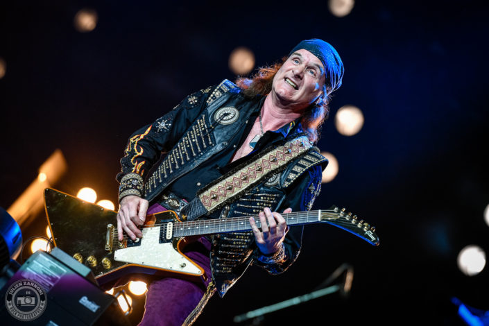 Running Wild is seen on stage during Wacken Open Air 2018 (Germany)