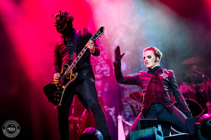 Ghost is seen on stage during Wacken Open Air 2018 (Germany)