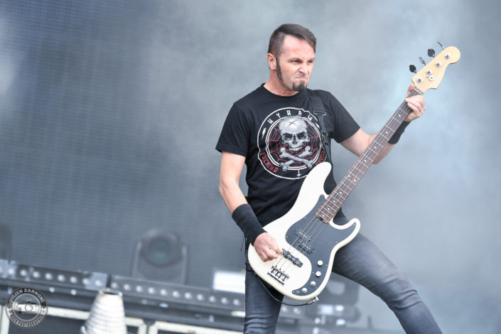 Gojira is seen on stage during Wacken Open Air 2018 (Germany)