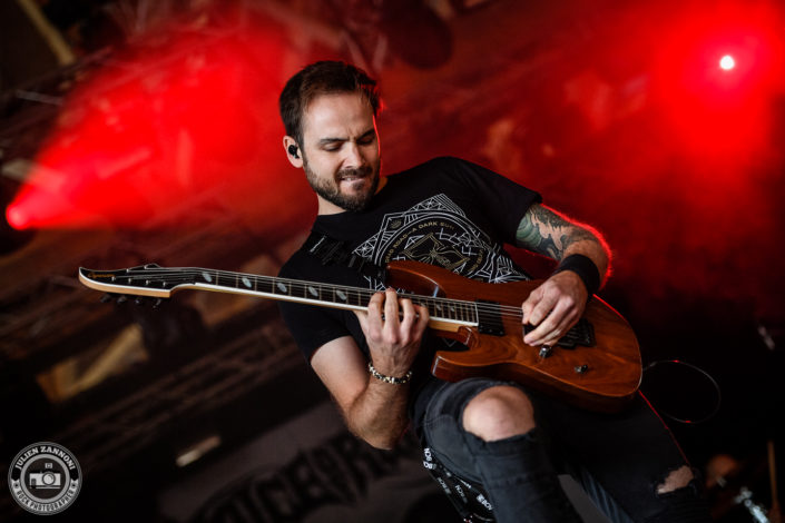 Voice of Ruin is seen on stage during Rock Altitude Festival 2018 (Switzerland)