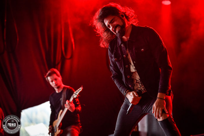Voice of Ruin is seen on stage during Rock Altitude Festival 2018 (Switzerland)