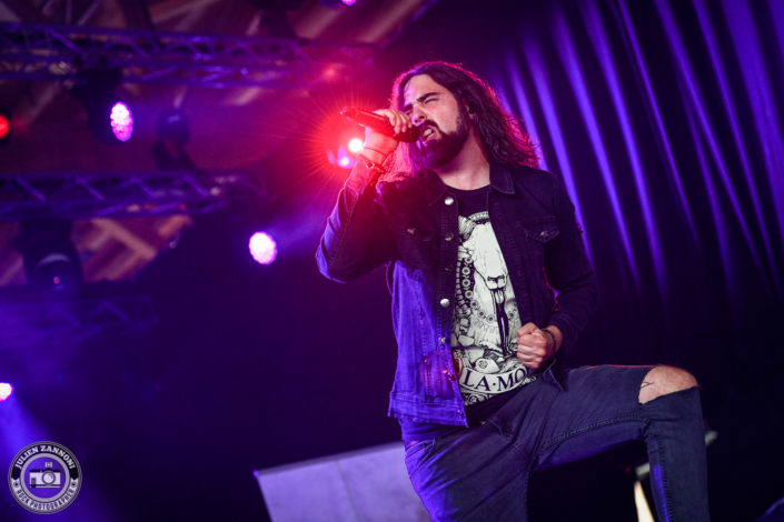 Voice of Ruin is seen on stage during Rock Altitude Festival 2018 (Switzerland)