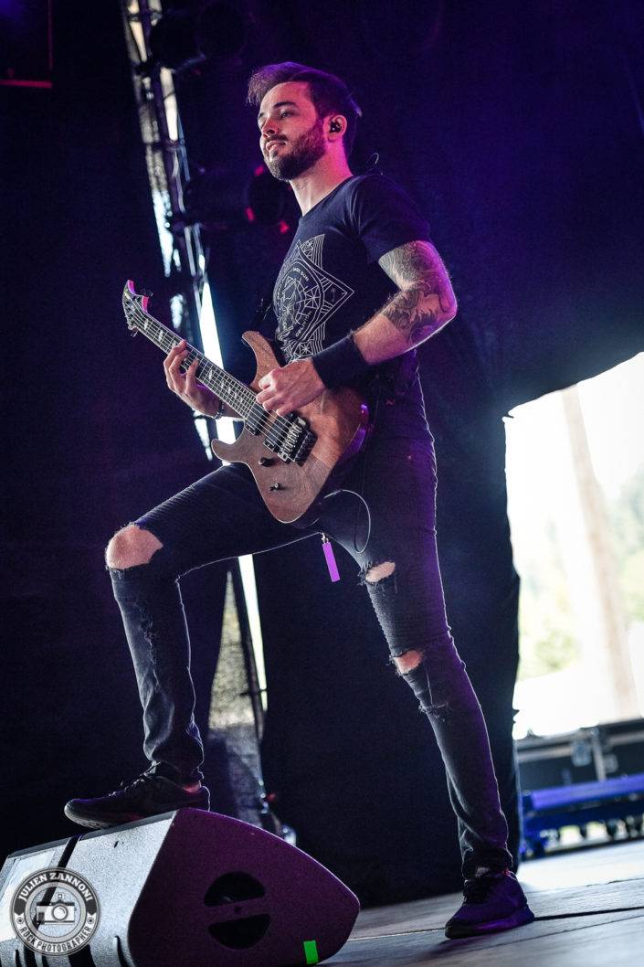 Voice of Ruin is seen on stage during Rock Altitude Festival 2018 (Switzerland)