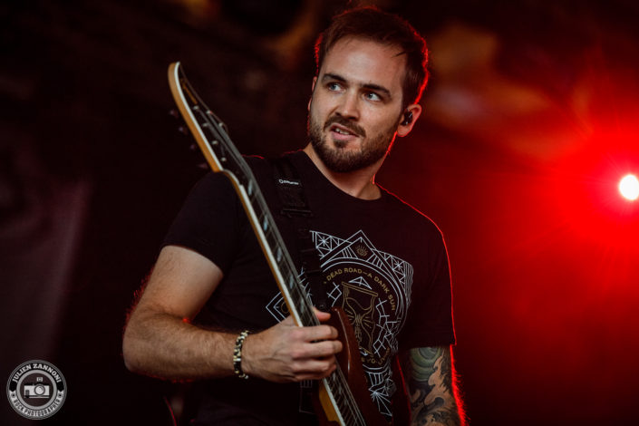 Voice of Ruin is seen on stage during Rock Altitude Festival 2018 (Switzerland)
