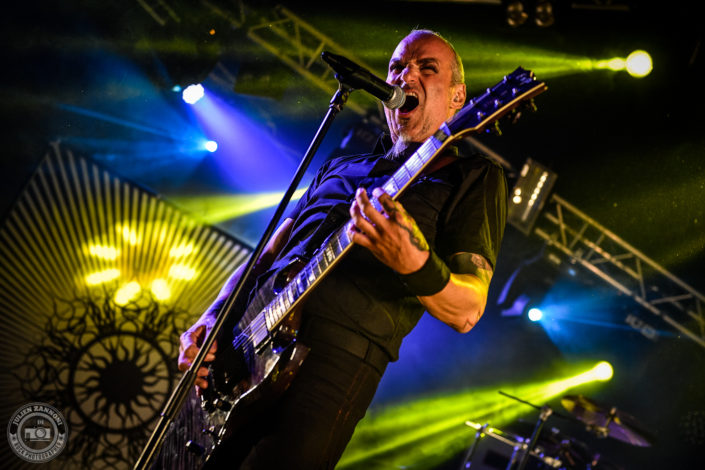 Samael is seen on stage during Octopode Festival 2018 (Switzerland)