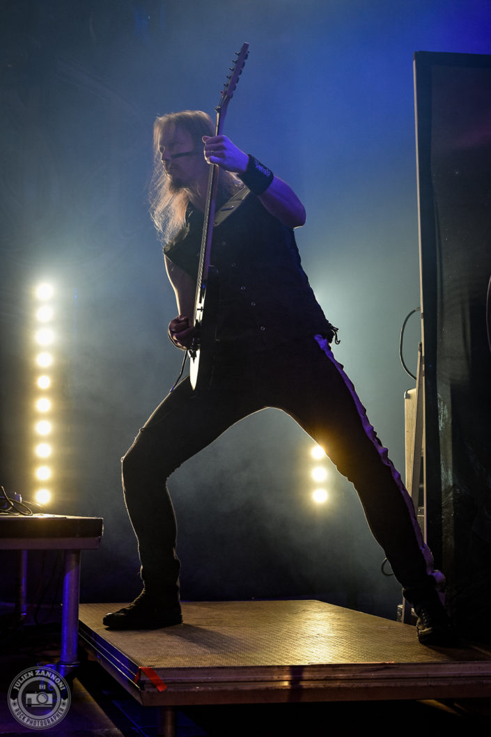 Ensiferum is seen on stage during Octopode Festival 2018 (Switzerland)