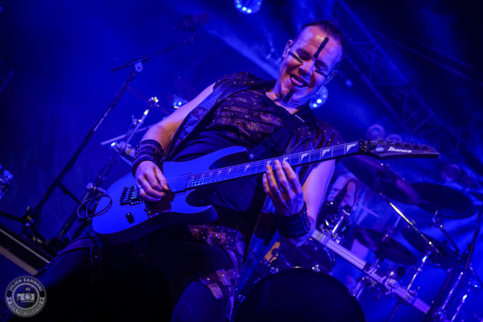 Ensiferum is seen on stage during Octopode Festival 2018 (Switzerland)