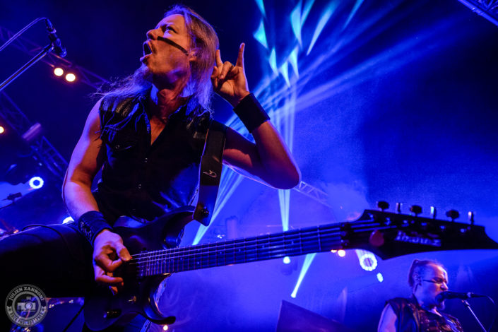 Ensiferum is seen on stage during Octopode Festival 2018 (Switzerland)