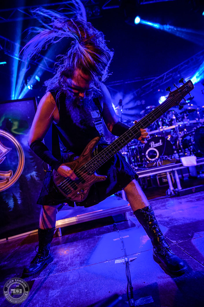 Ensiferum is seen on stage during Octopode Festival 2018 (Switzerland)
