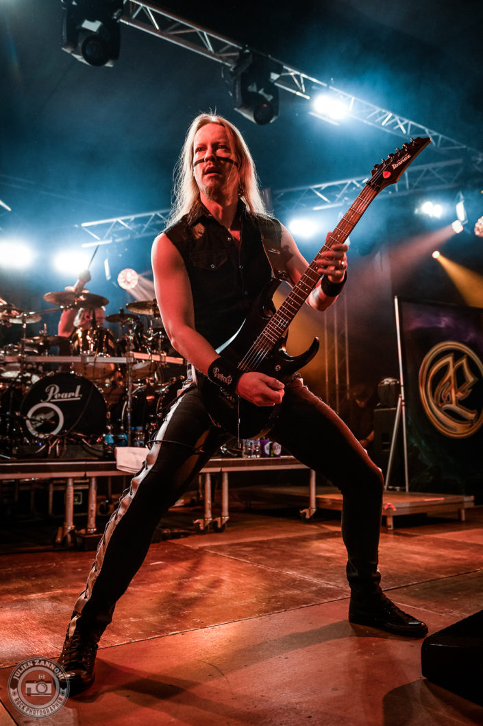 Ensiferum is seen on stage during Octopode Festival 2018 (Switzerland)