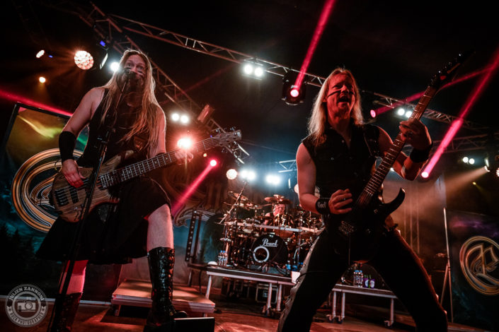 Ensiferum is seen on stage during Octopode Festival 2018 (Switzerland)
