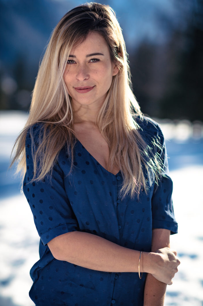 Photoshoot with Marilou Roubaud in Chamonix