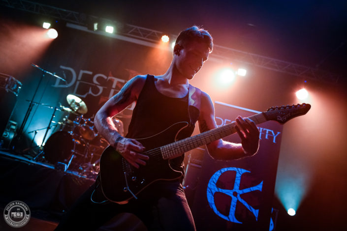Destinity sur la scène du Lions Metal Festival 2019 à Montagny