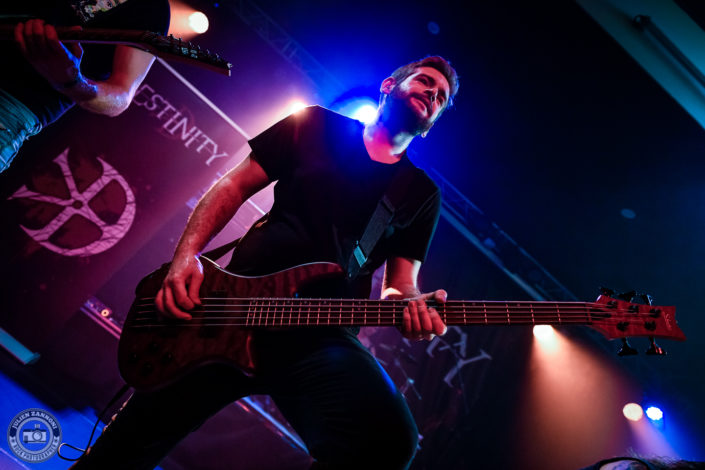 Destinity sur la scène du Lions Metal Festival 2019 à Montagny