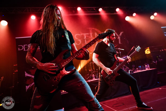 Destinity sur la scène du Lions Metal Festival 2019 à Montagny