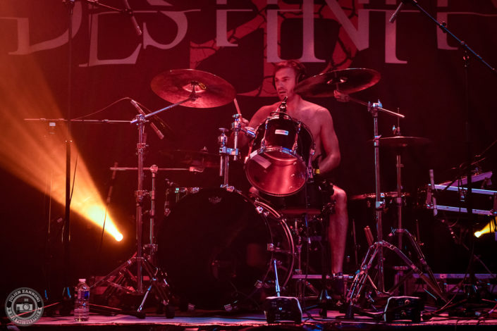 Destinity sur la scène du Lions Metal Festival 2019 à Montagny