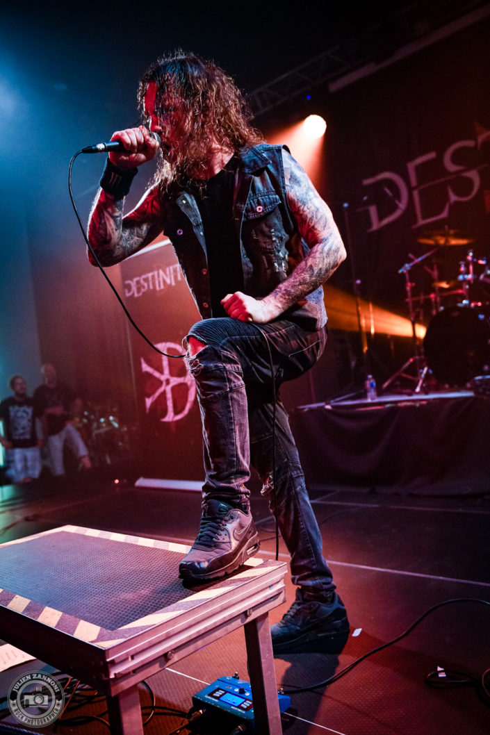 Destinity sur la scène du Lions Metal Festival 2019 à Montagny