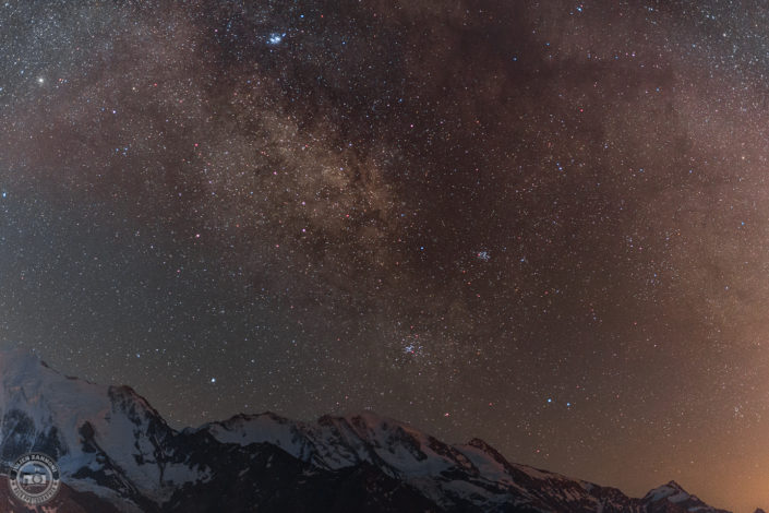 Voie Lactée au dessus du Mont Blanc