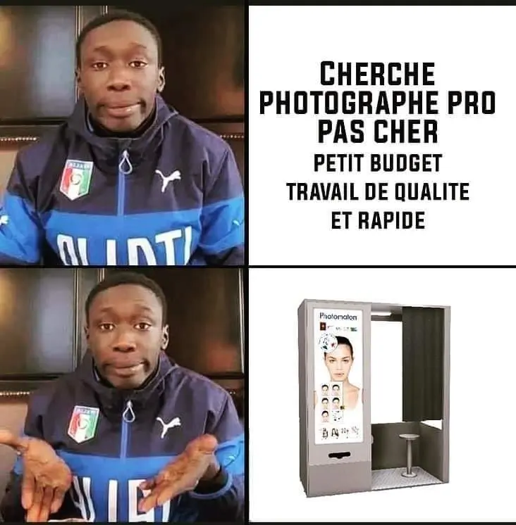 Cherche photographe pro pas cher. Petit budget, travail de qualité et rapide - meme Cherche photographe pro pas cher. Petit budget, travail de qualité et rapide