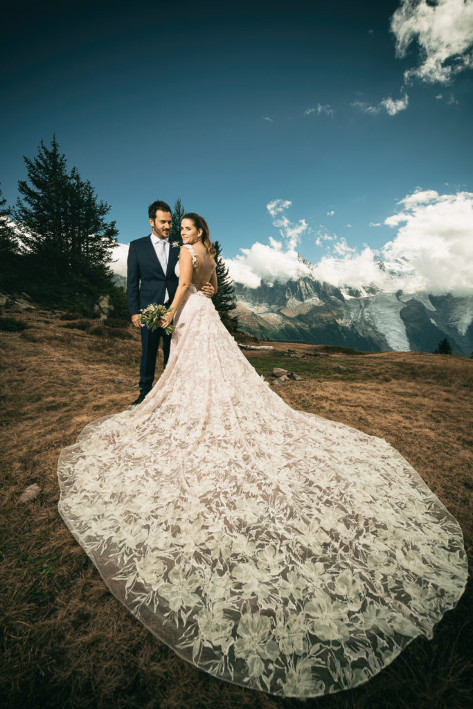 Photographe mariage dans la vallée de Chamonix Mont Blanc en Haute Savoie